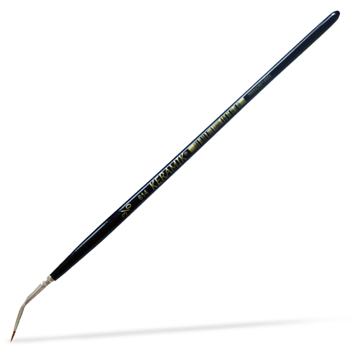 Pincél Artístico Filete Angulado Cerda Natural Keramik 614 3/0