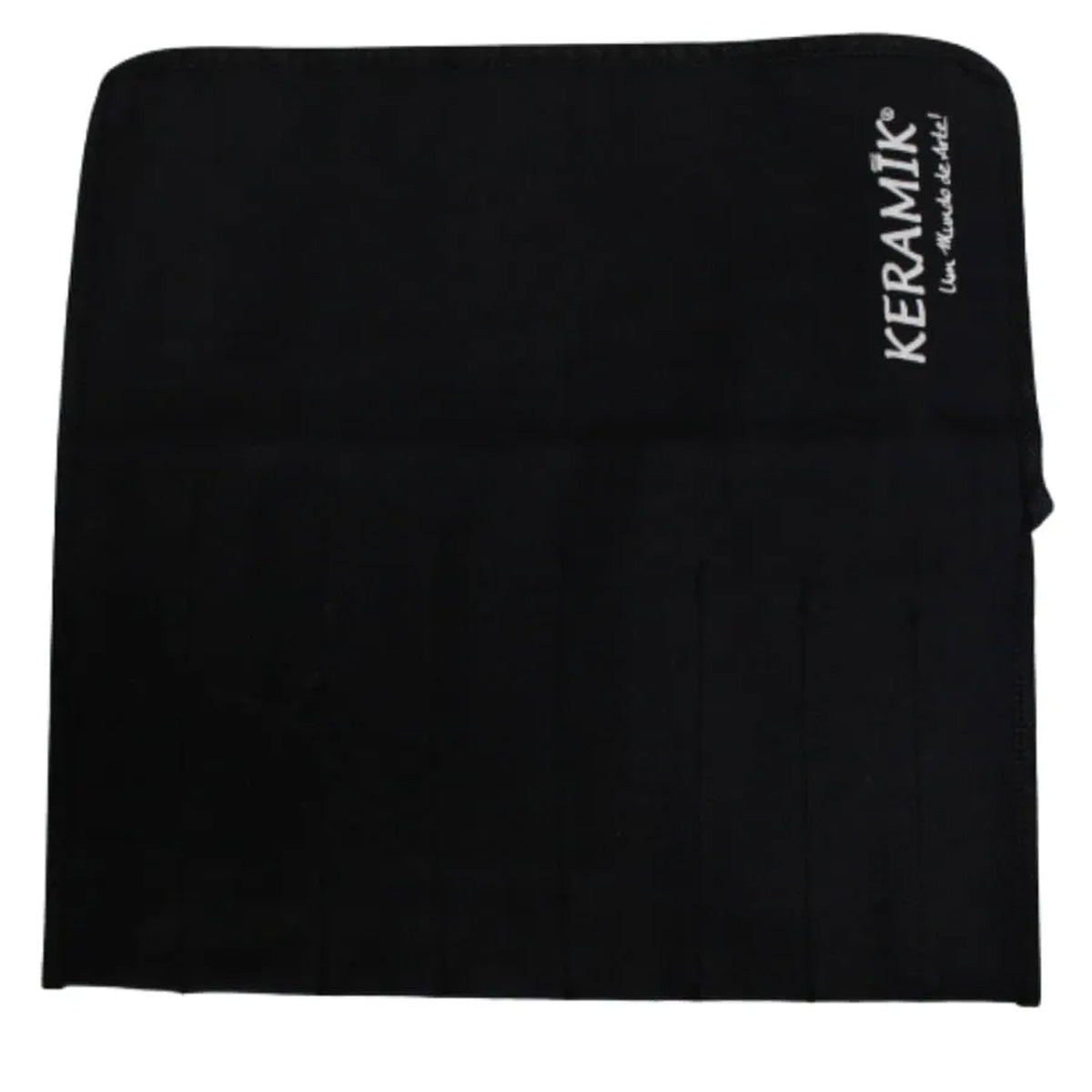 Estojo Porta Pincél Artístico Keramik Grande Preto