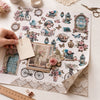 Papel para Scrapbook Dupla Face Coleção Conjunto Aconchego Vintage com Diversos 30,5x30,5cm para Scrapbook e Papelaria Criativa Sd-1367 - Litoarte