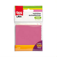 Nota Autoadesiva Holic 76x76mm 100 Folhas Rosa - Tris