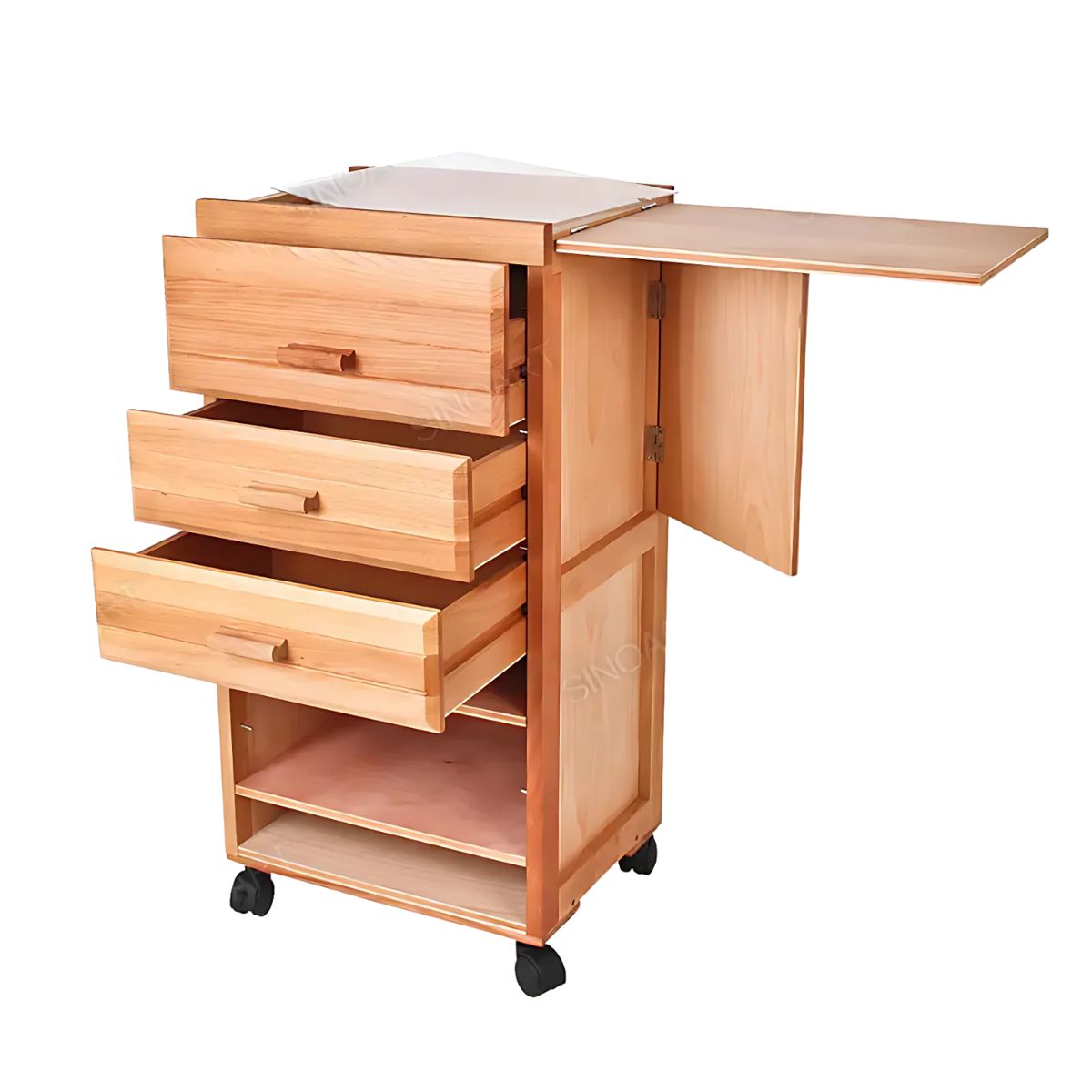 Movel Organizador para Trabalho de Pintura Sinoart Matisse Beech Wood 