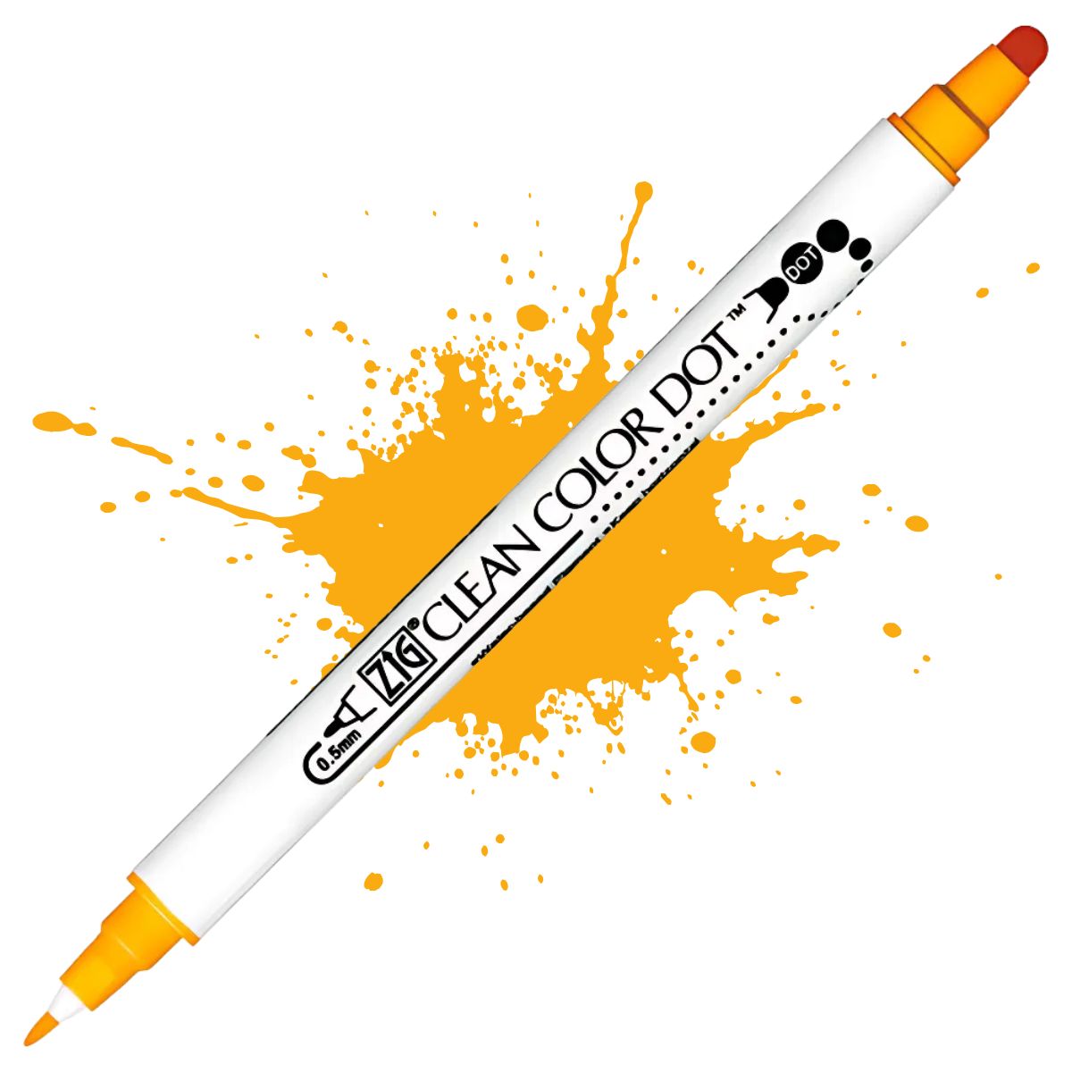 Caneta Dot Color Kuretake Ponta Zig Zag Dual 503 - Summer Sun