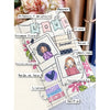 Kit Carimbos M Rostinhos de Menina Isa Scrapbook - Lilipop