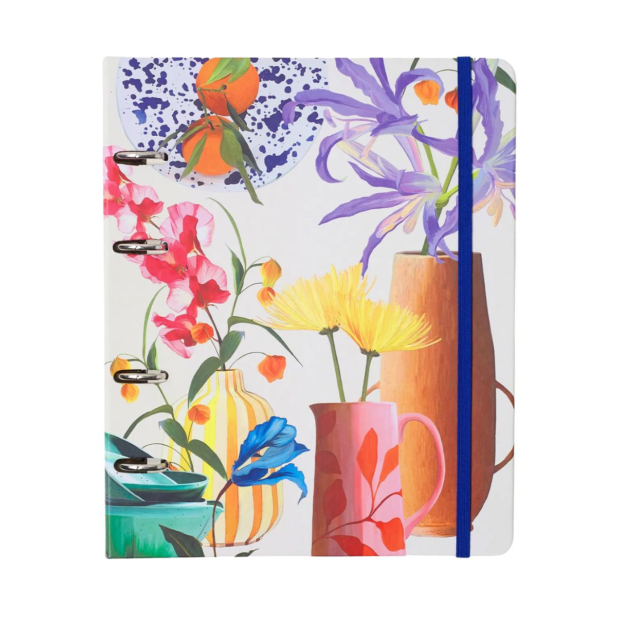 Caderno Criativo Argolado Cicero 17x24cm 100 Folhas Pautado - Ateliê Off White