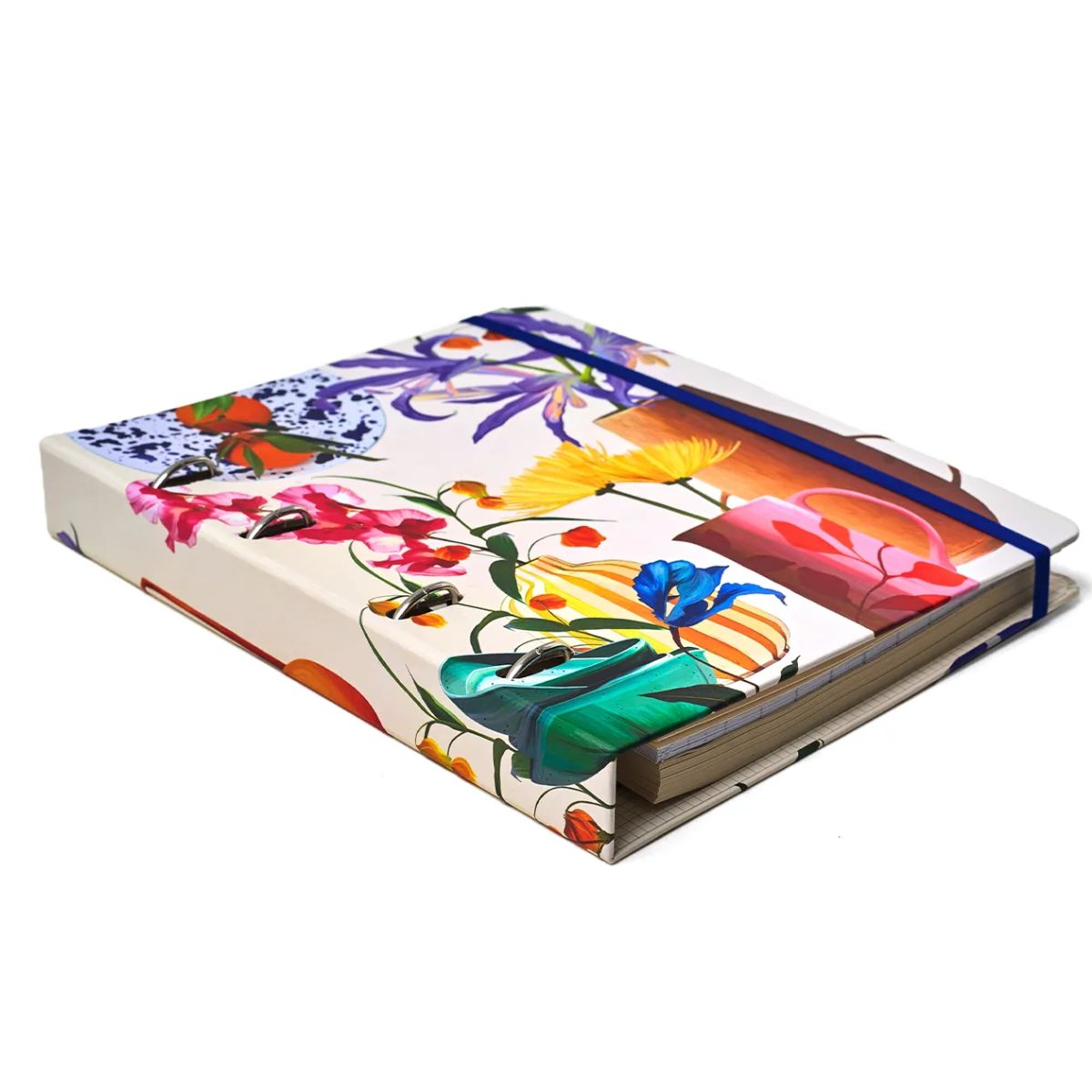 Caderno Criativo Argolado Cicero 17x24cm 100 Folhas Pautado - Ateliê Off White
