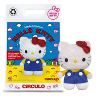 Kit Amigurumi Hello Kitty Jardineira Azul - Círculo