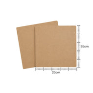 Placa Madeira Mdf Cru 25x25cm 6mm