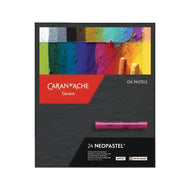 Estojo Giz Pastel Oleoso Caran D'ache Neopastel com 24 Cores