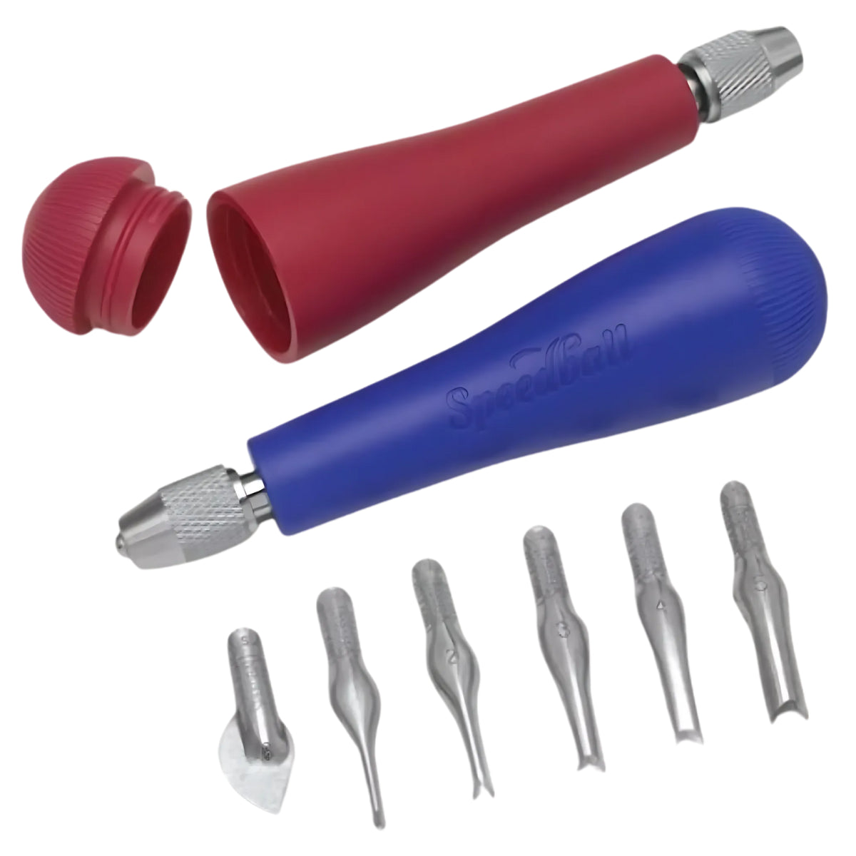Kit de Goiva para Xilogravura e Linóleo Speedball com 5 Lâminas