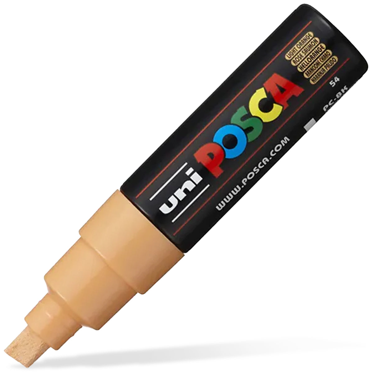 211476-caneta-posca-pc-8k-ponta-bold-8mm-fluor-f54---laranja-claro-366069