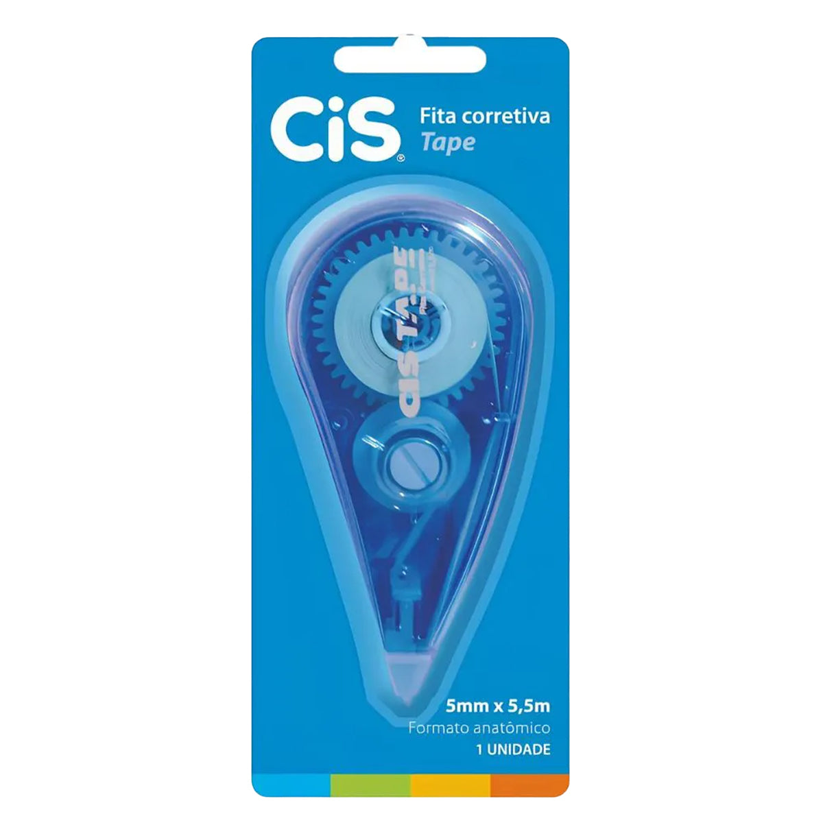 Fita de Corretiva Tape Natural 5mmx5mt - Cis