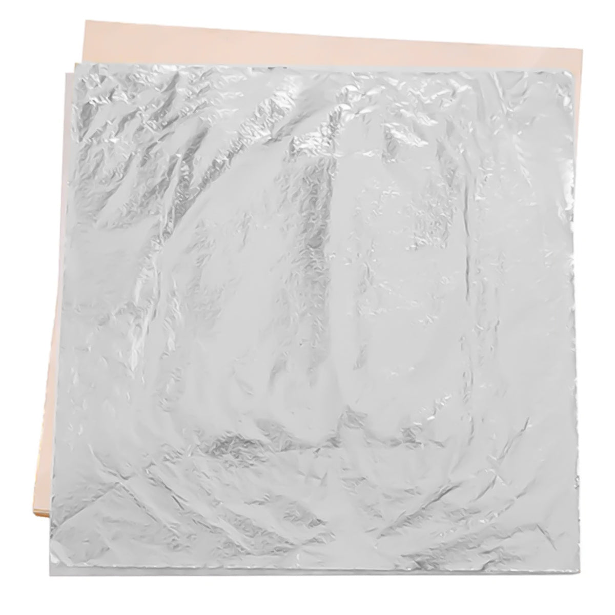 Caixinha de Folhas Metalizadas Sinoart 14x14cm 500 Folhas - Prata