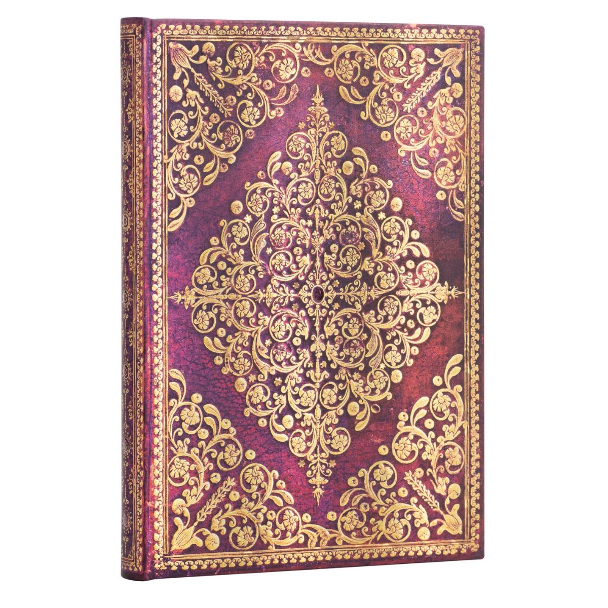 Caderno Paperblanks Viola Capa Dura Midi 120g/m² 13x18cm 144 Páginas sem Pauta - Pb8117-3
