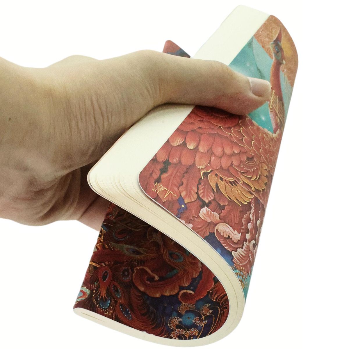 Caderno Paperblanks Firebird Capa Mole A5 100g/m² 15x21cm 80 Páginas com Pauta - Cbd6316