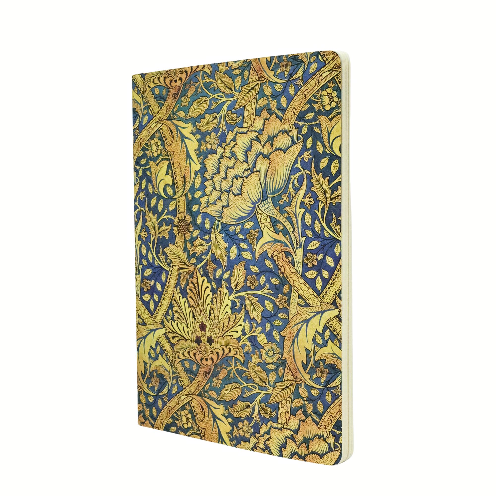 Caderno Paperblanks Morris Windrush Capa Mole A4 100g/m² 21x29,7cm 80 Páginas com Pauta - Cbd6295