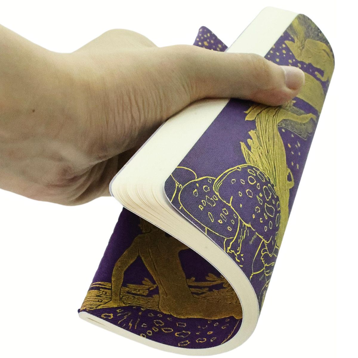 Caderno Paperblanks Violet Fairy Capa Mole A5 100g/m² 15x21cm 80 Páginas com Pauta - Cbd6280