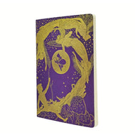 Caderno Paperblanks Violet Fairy Capa Mole A4 100g/m² 21x29,7cm 80 Páginas com Pauta - Cbd6277