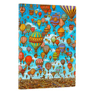 Caderno Paperblanks Balloon Festival Capa Flexível Ultra 100g/m² 18x23cm 176 Páginas com Pauta - Fb9908-6
