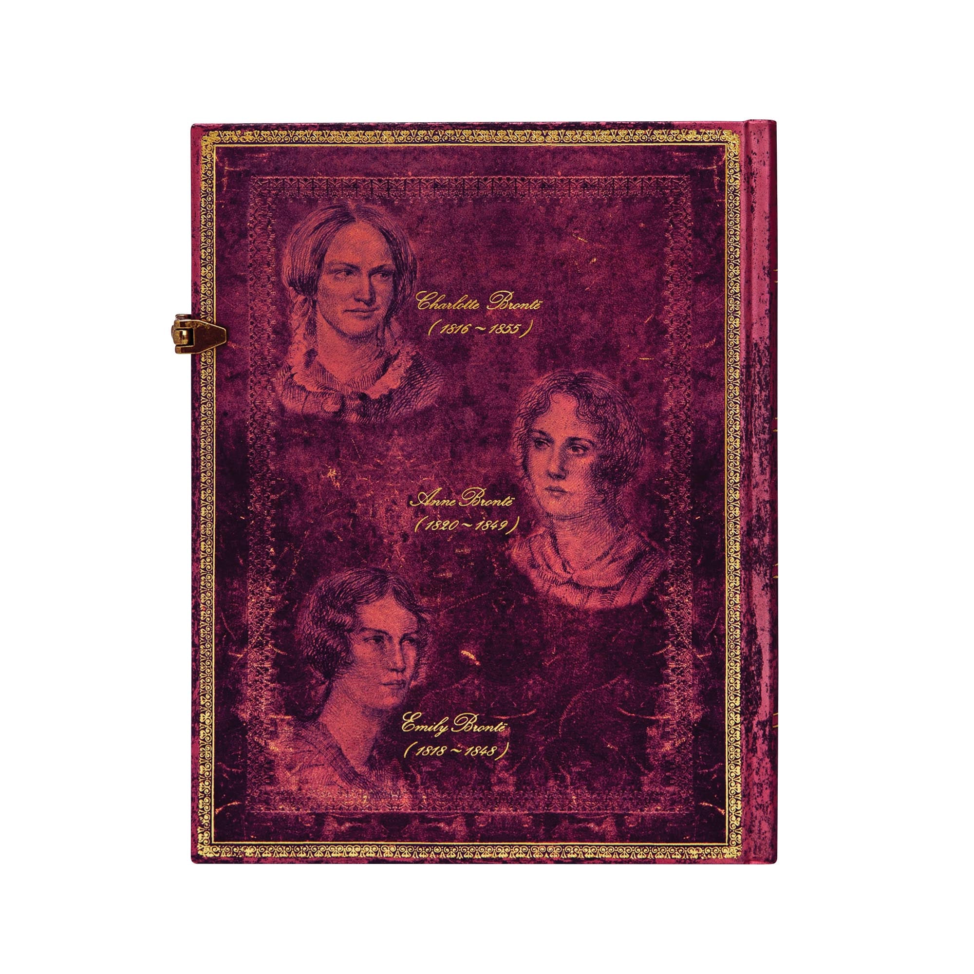Caderno Paperblanks The Brontë Sisters Capa Dura Ultra 120g/m² 18x23cm 144 Páginas sem Pauta - Pb5293-7