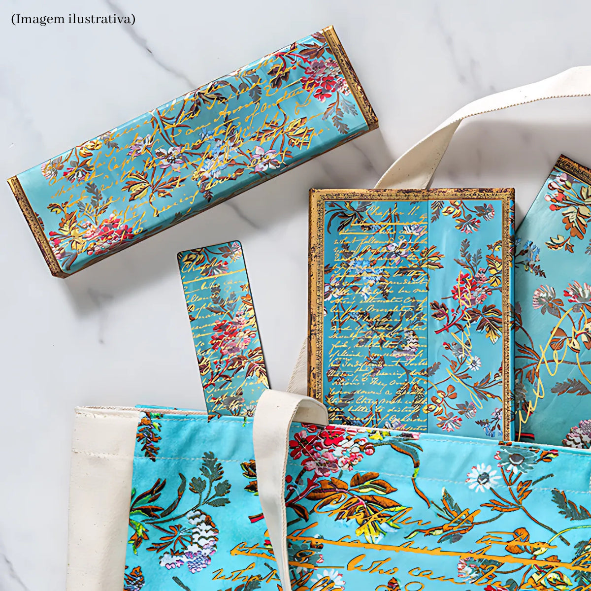 Estojo Paperblanks com Fecho Magnético 22x3x6,8cm - Jane Austen, Persuasion - Pa9925-3  