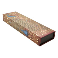 Estojo Paperblanks com Fecho Magnético 22x3x6,8cm - Hafiz's Peacocks - Pa9927-7