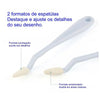 Kit Espátula Plásticoica com Esponja Sinoart