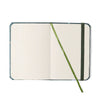Caderneta Clássica Cicero Cisne Floral Verde 9x13cm 160 Páginas sem Pauta