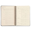 Planner Permanente Wire-o Cicero A5 14,8x21cm Financeiro Litoral Revoada Off White 64 Folhas