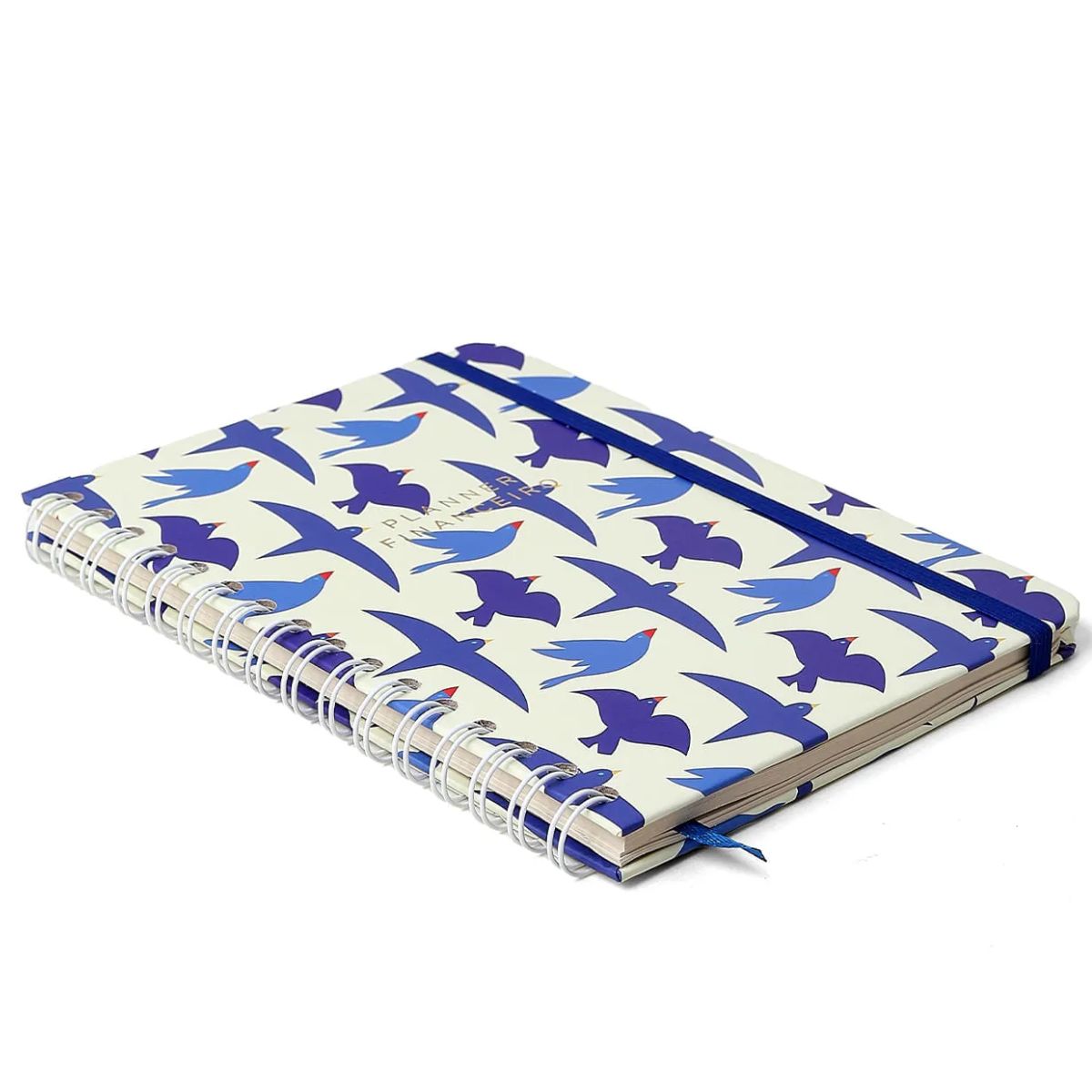 Planner Permanente Wire-o Cicero A5 14,8x21cm Financeiro Litoral Revoada Off White 64 Folhas