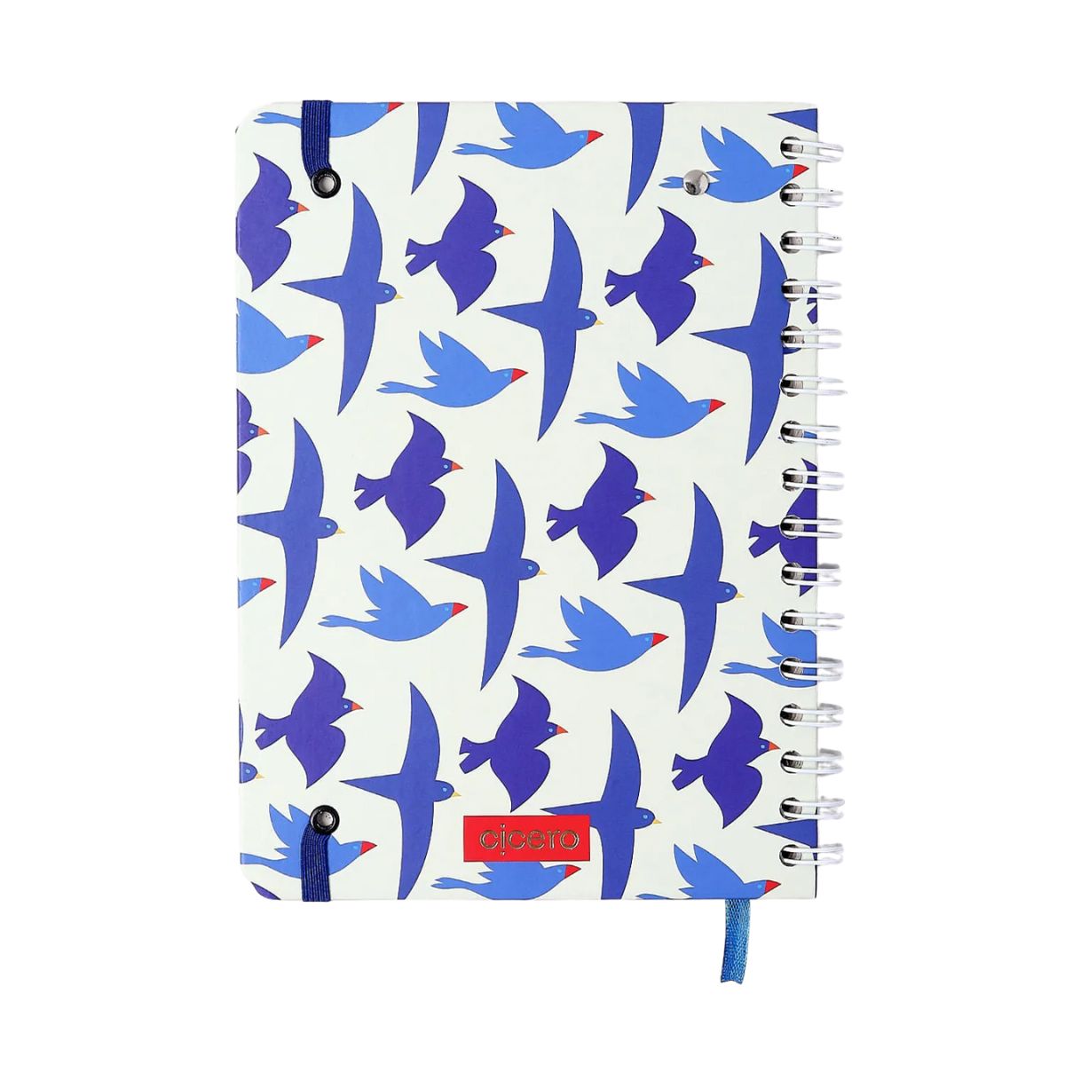 Planner Permanente Wire-o Cicero A5 14,8x21cm Financeiro Litoral Revoada Off White 64 Folhas