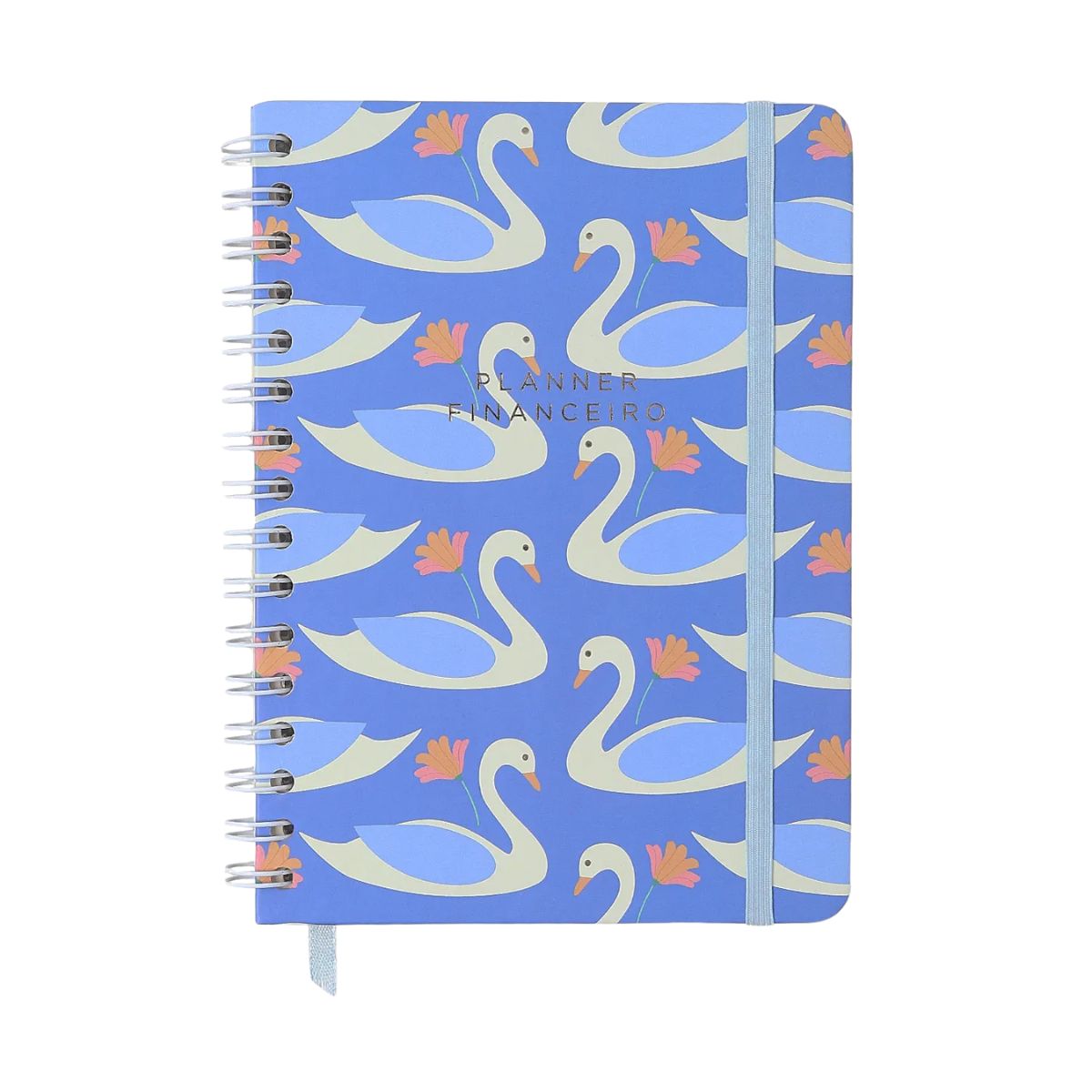 Planner Permanente Wire-o Cicero A5 14,8x21cm Financeiro Lagoa Passeio dos Cisnes 64 Folhas