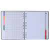 Caderno Criativo Argolado Cicero 17x24cm 90 Folhas Litoral Revoada Azul