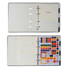 Caderno Criativo Argolado Cicero 17x24cm 90 Folhas Litoral Revoada Off White