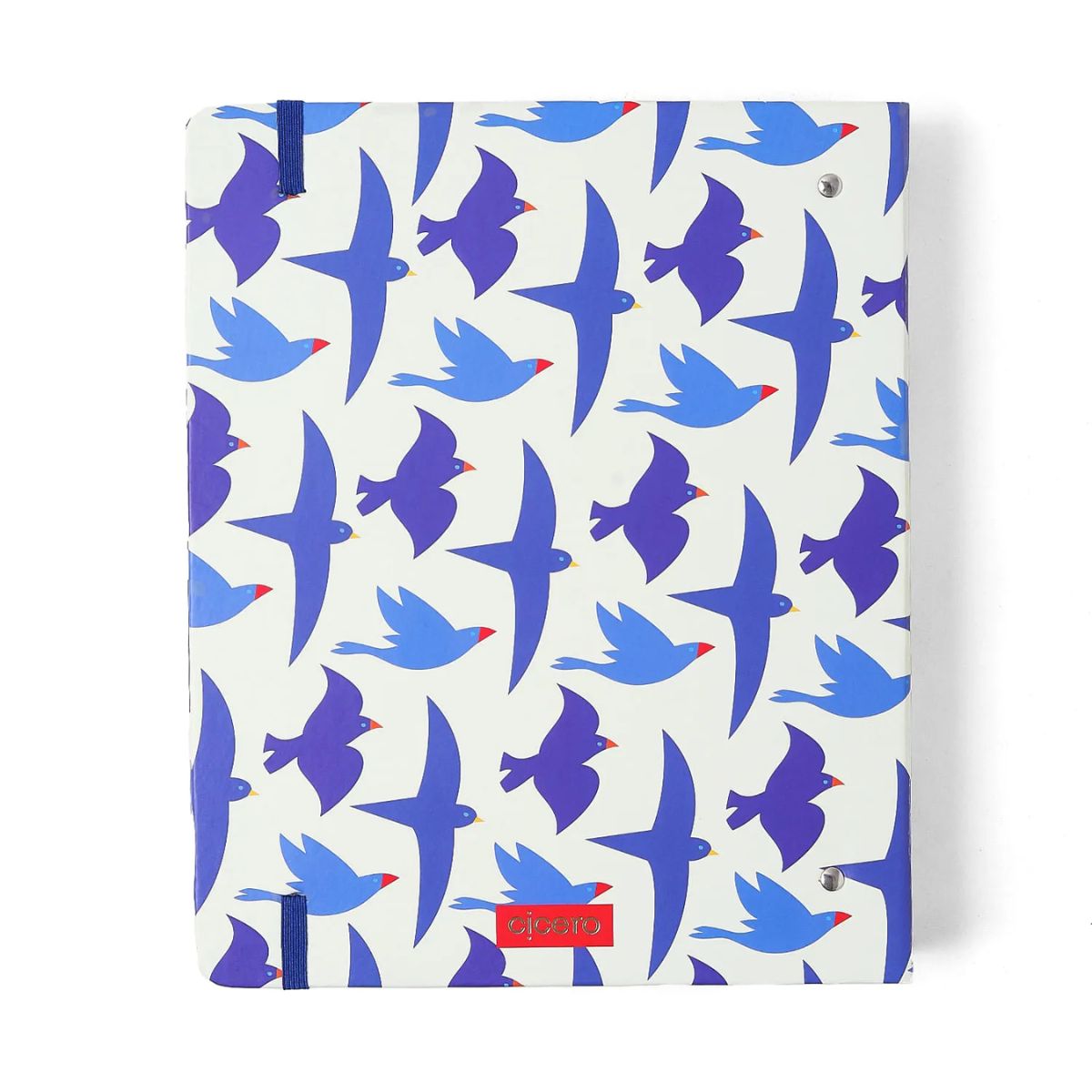 Caderno Criativo Argolado Cicero 17x24cm 90 Folhas Litoral Revoada Off White