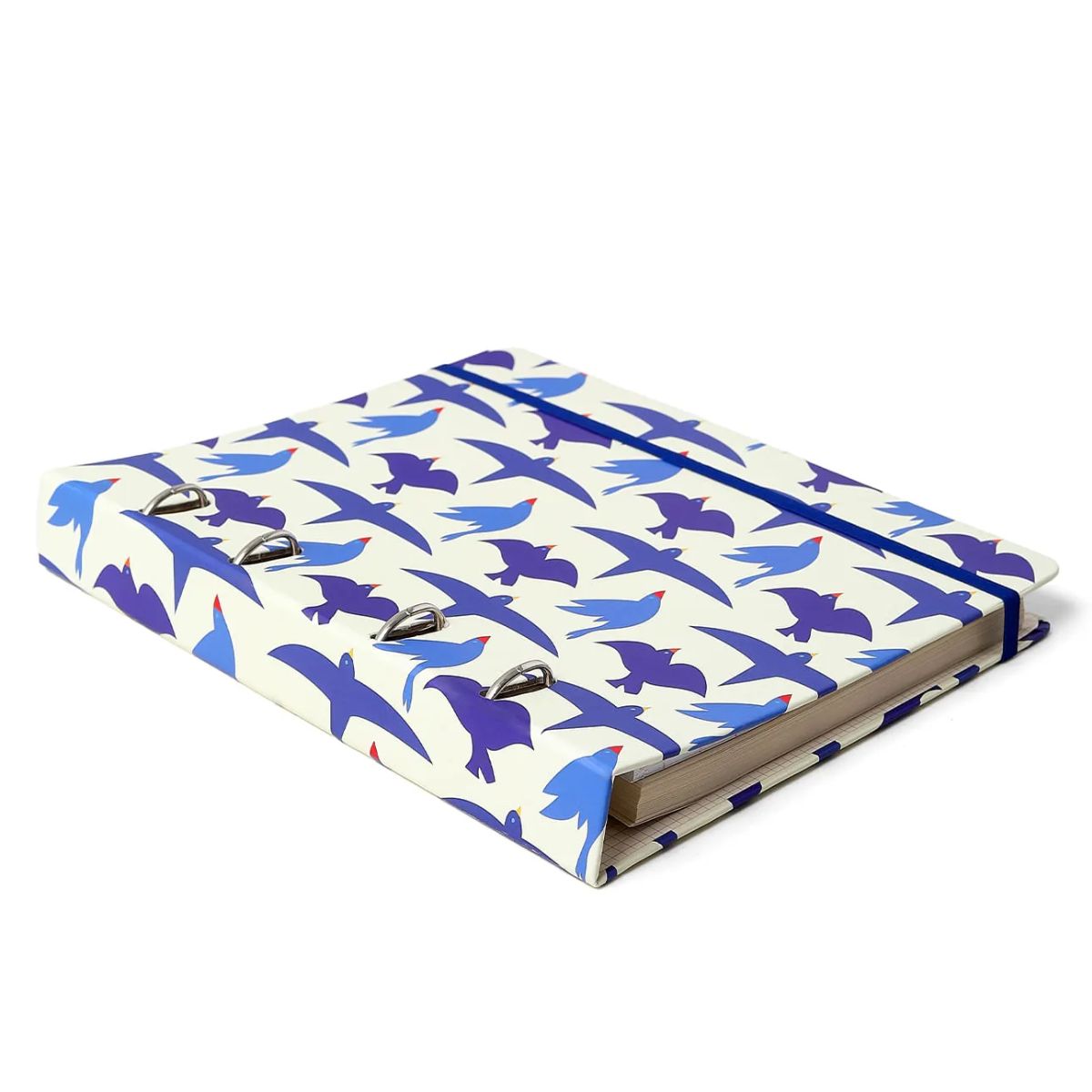 Caderno Criativo Argolado Cicero 17x24cm 90 Folhas Litoral Revoada Off White