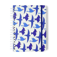 Caderno Colegial Espiral Cicero 17x24cm 160 Folhas - Litoral Revoada Off White Cicero