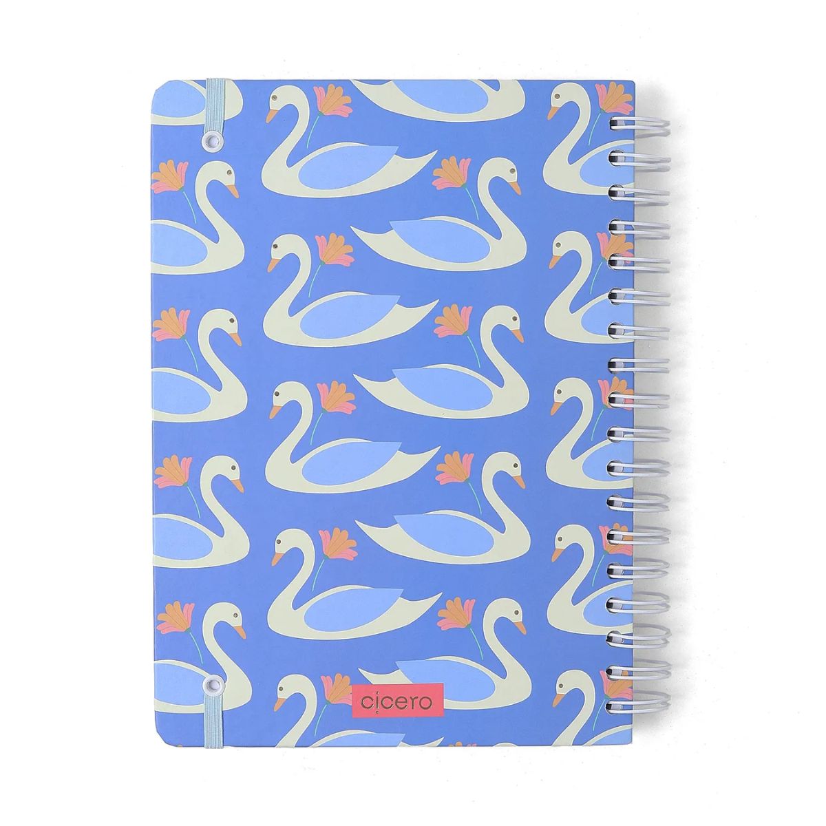 Caderno Colegial Espiral Cicero 17x24cm 160 Folhas - Lagoa Passeio dos Cisnes Cicero