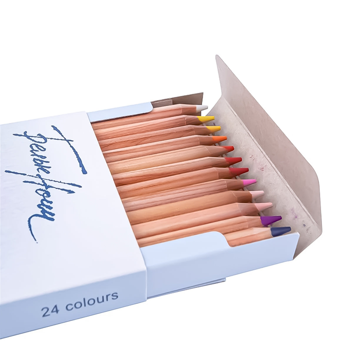 Estojo de Lápis de Cor Nebskaya Palitra Aquarelável White Nights com 24 Cores