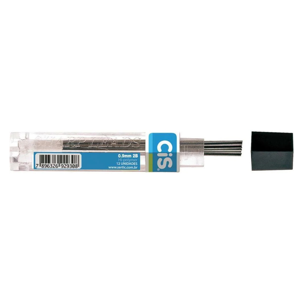 Tubo Grafite Big Tree 0.9Mm 2b com 12 Unidades - Cis