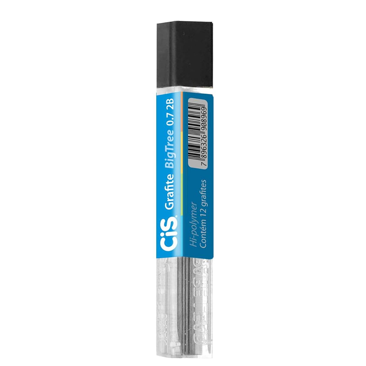 Tubo Grafite Big Tree 0.7Mm 2b com 12 Unidades - Cis