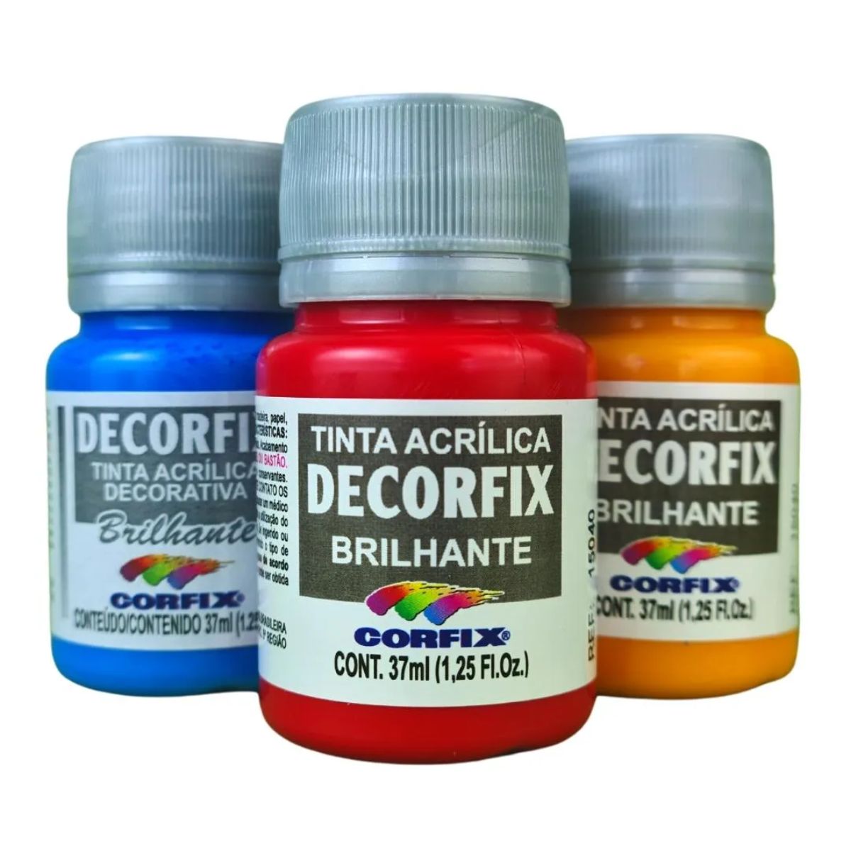 Tinta Acrílica Decorfix Corfix Brilhante 37ml Escolha A Cor