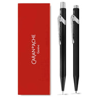 Kit Caneta e Lapiseira Caran D'ache Black