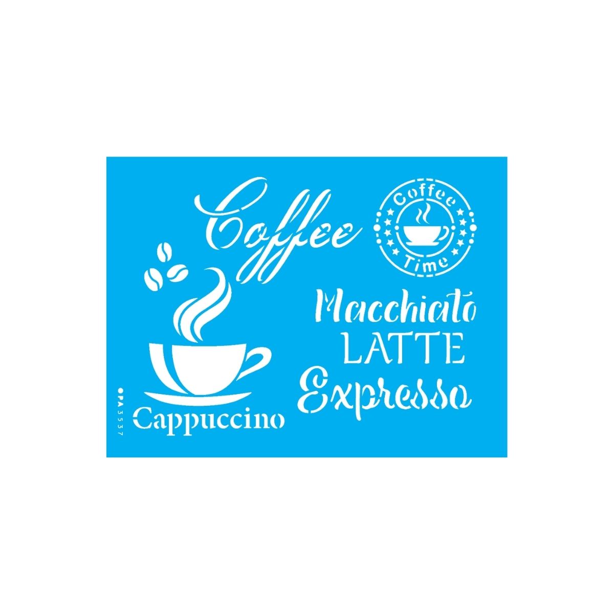 Stencil Opa 15x20cm - Culinária Café - 3537