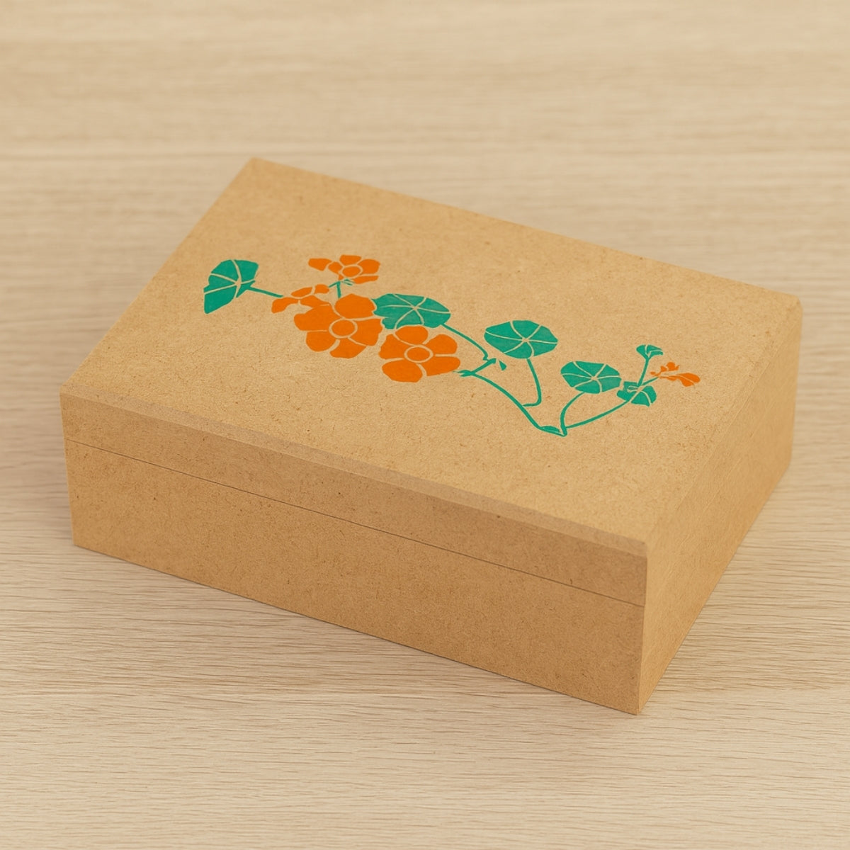Stencil Opa 10x30cm - Flor Capuchinha - 3530