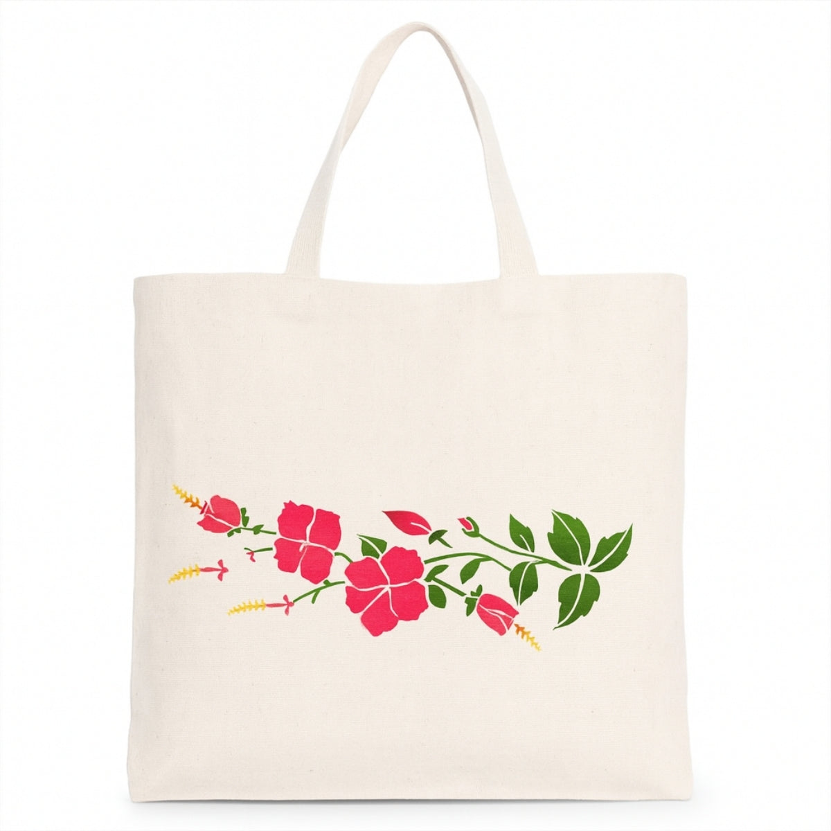 Stencil Opa 10x30cm - Flores Hibisco Iii - 3533