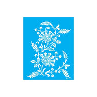 Stencil Opa 20x25cm - Flores Abstratas - 3544