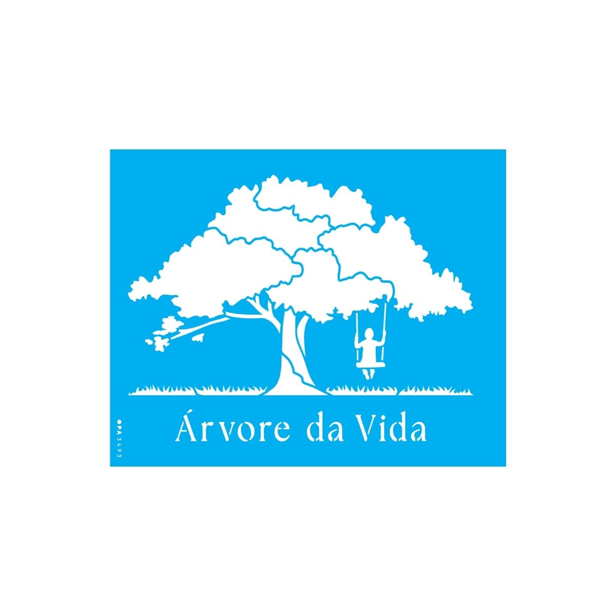 Stencil Opa 20x25cm - Árvore da Vida I - 3493