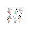 Stencil Opa 20x25cm - Infantil Crianças Palito - 3571