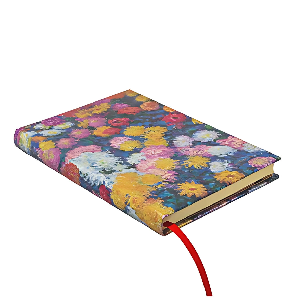 Caderno Paperblanks Monet?s Chrysanthemums Capa Dura Midi 120g/m² 13x18cm 144 Páginas sem Pauta - Pb9715-0