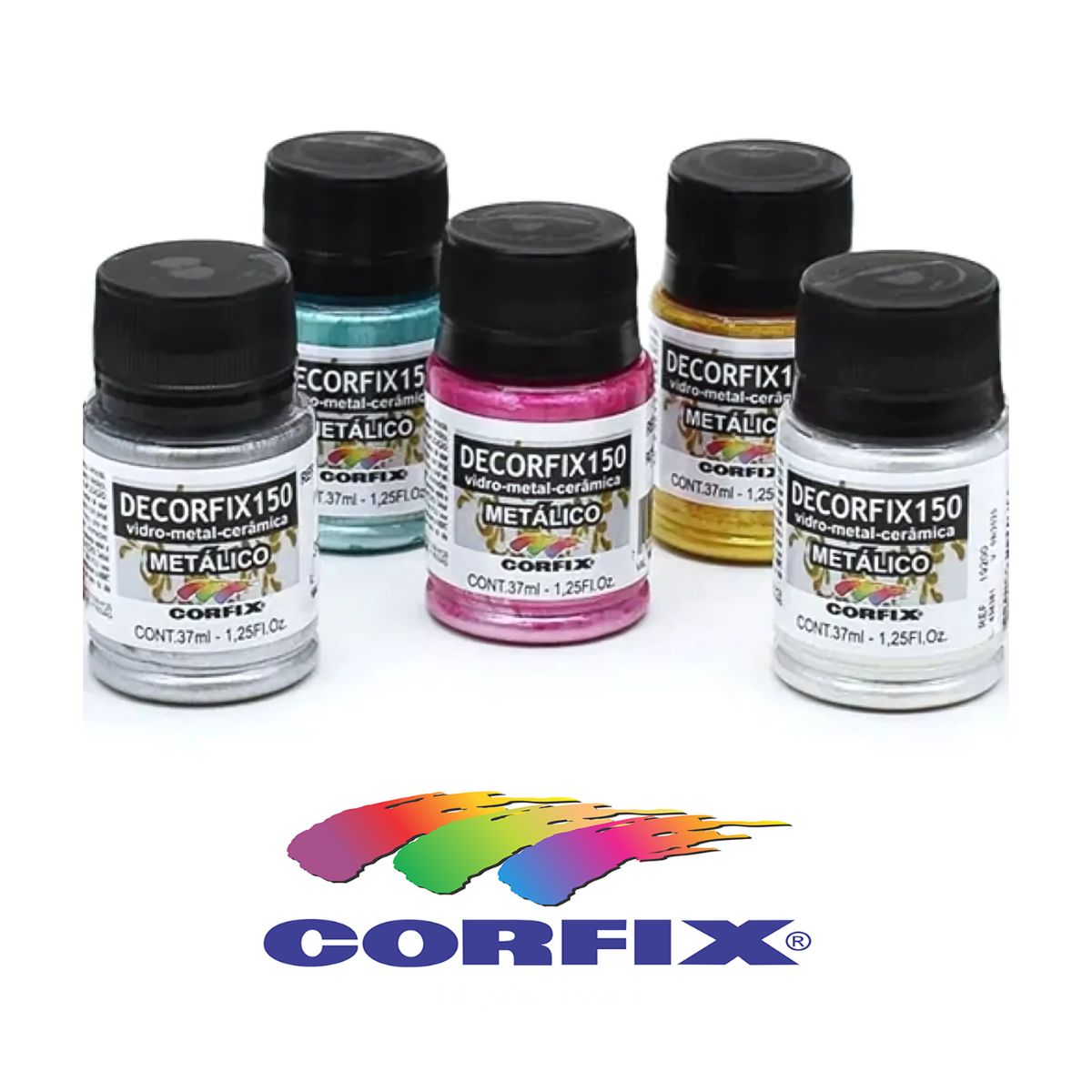 Tinta Decorfix 150 Corfix Metálica 37ml - 19200